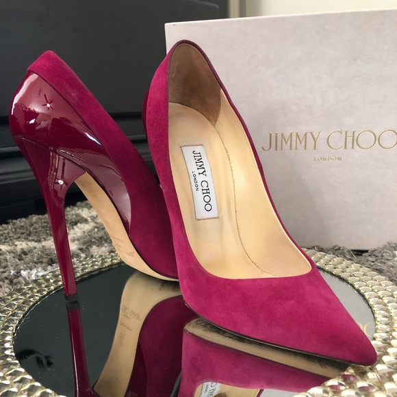 Jimmy Choo Kayomi Suede Pumps - Picture 1 of 8